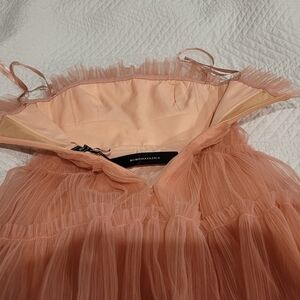 Tulle Corseted Mini Dress